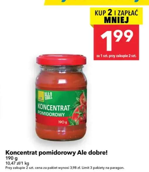 Koncentrat pomidorowy Ale dobre!