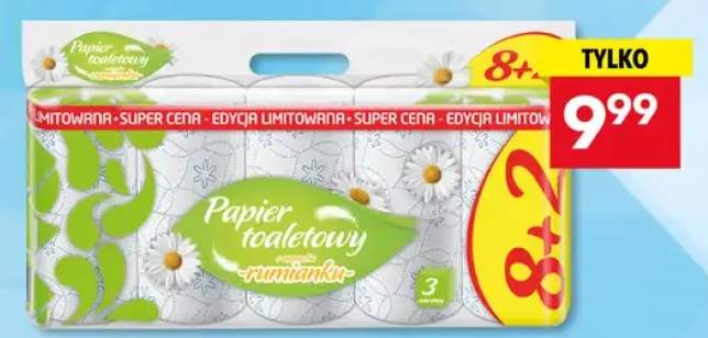 Papier toaletowy o zapachu rumianku Lewiatan 8+2-pak