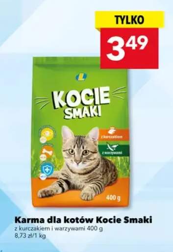 Karma dla kotów Kocie Smaki z kurczakiem i warzywami