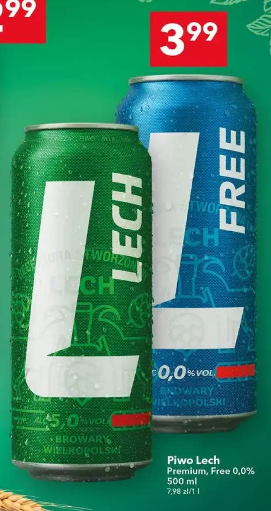 Piwo Lech Premium +1 wariant