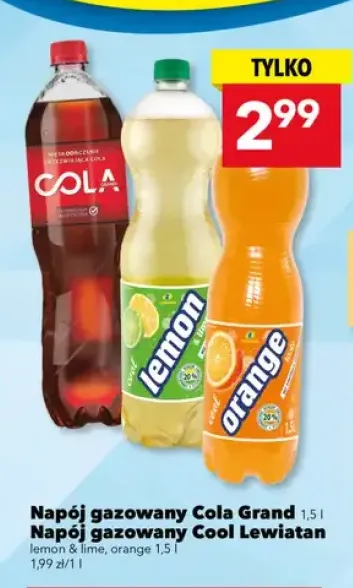 Napój gazowany Cola Grand +2 warianty