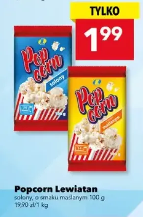 Popcorn Lewiatan o smaku maślanym +1 wariant