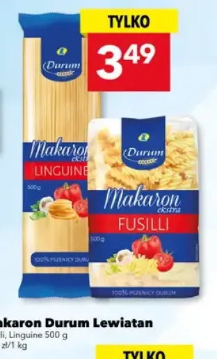 Makaron Durum Lewiatan Fusilli +1 wariant