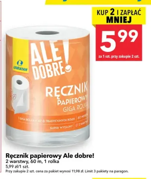 Ręcznik papierowy Ale dobre! Giga Rolka