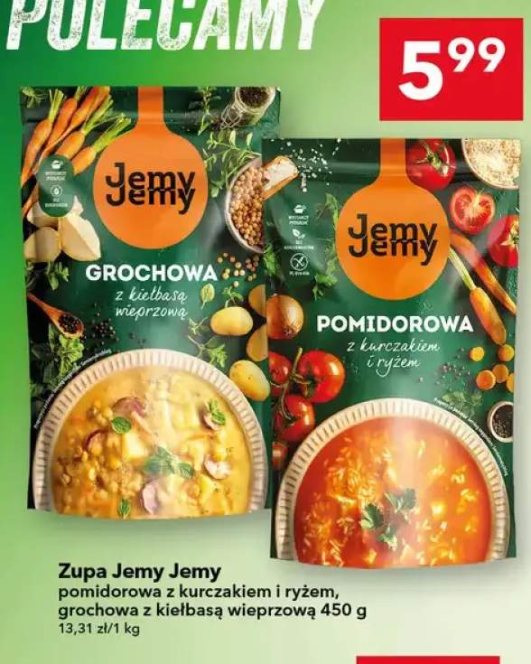 Zupa Jemy Jemy pomidorowa z kurczakiem i ryżem +1 wariant