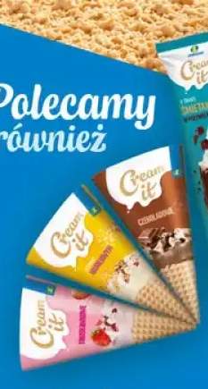 Lody rożek czekoladowy Cream it +2 warianty