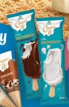 Lody na patyku o smaku śmietankowym Cream it +1 wariant