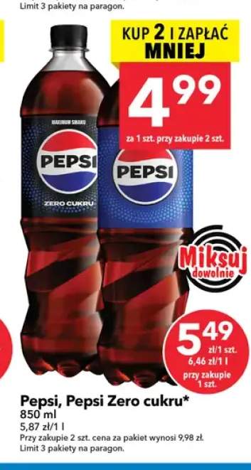 Napój gazowany Pepsi Zero Cukru +1 wariant