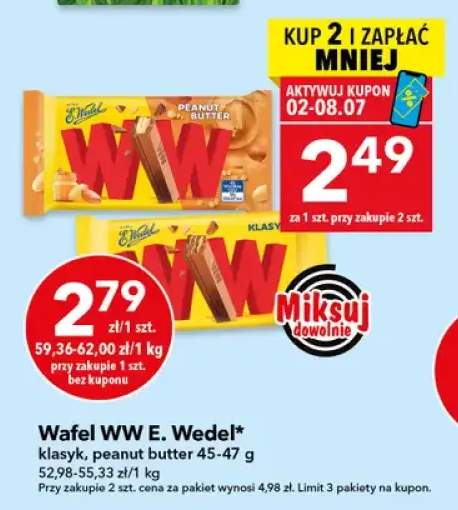 Wafel WW E. Wedel klasyk +1 wariant