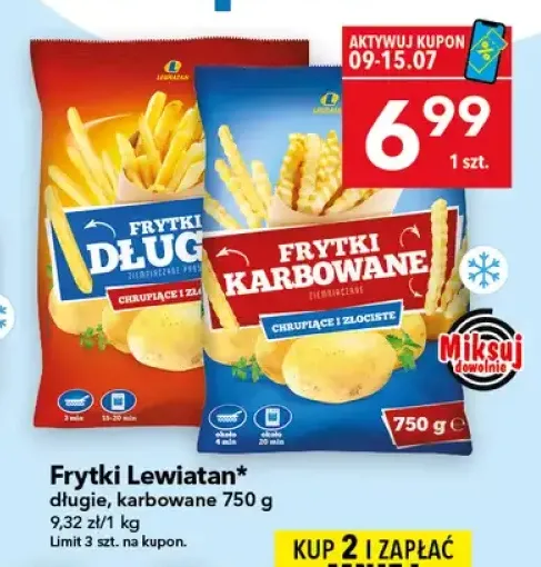 Frytki karbowane Lewiatan +1 wariant
