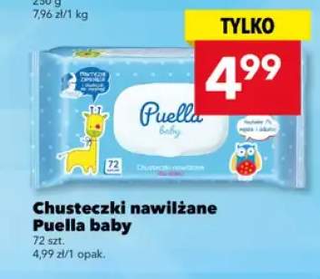 Chusteczki nawilżane Puella baby 72-pak