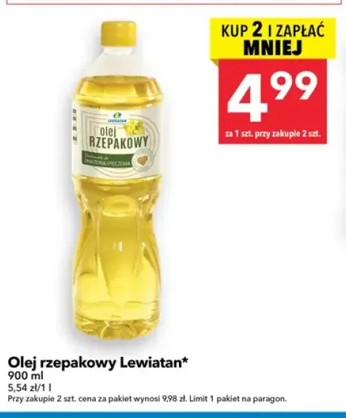 Olej rzepakowy Lewiatan