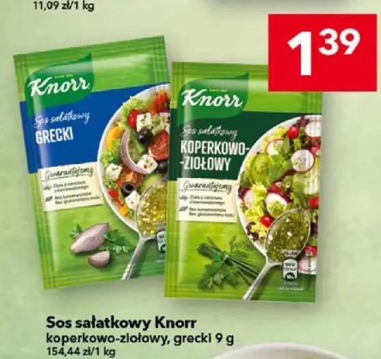 Sos sałatkowy koperkowo-ziołowy Knorr +1 wariant