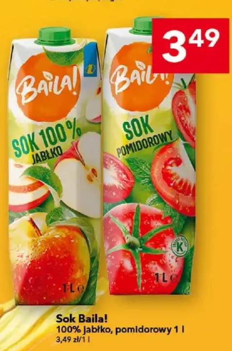 Sok Baila! 100% jabłko +1 wariant