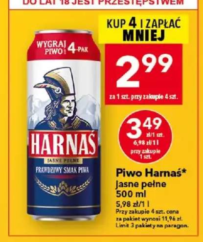 Piwo Harnaś jasne pełne