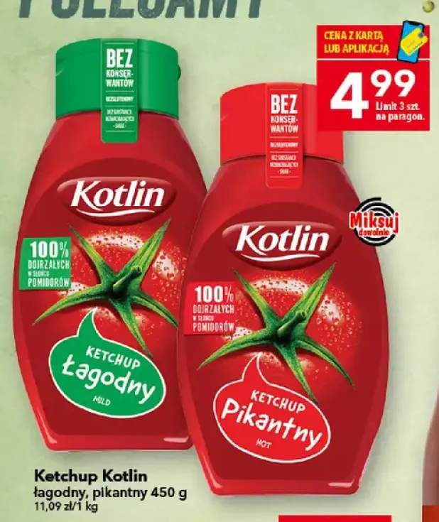Ketchup łagodny Kotlin +1 wariant