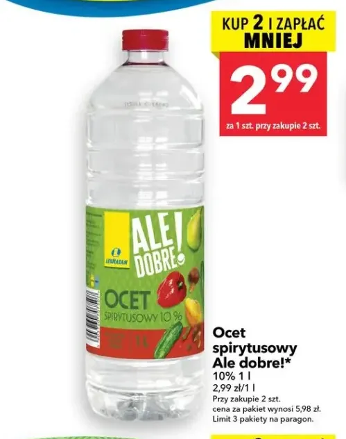 Ocet spirytusowy 10% Ale Dobre!