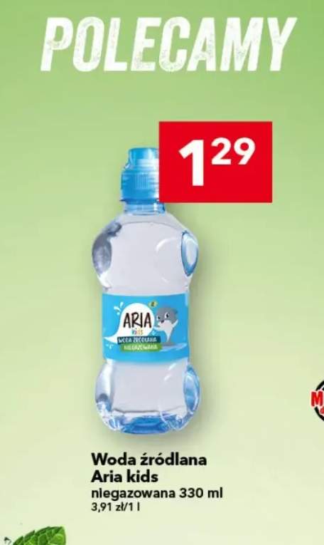 Woda źródlana niegazowana Aria Kids