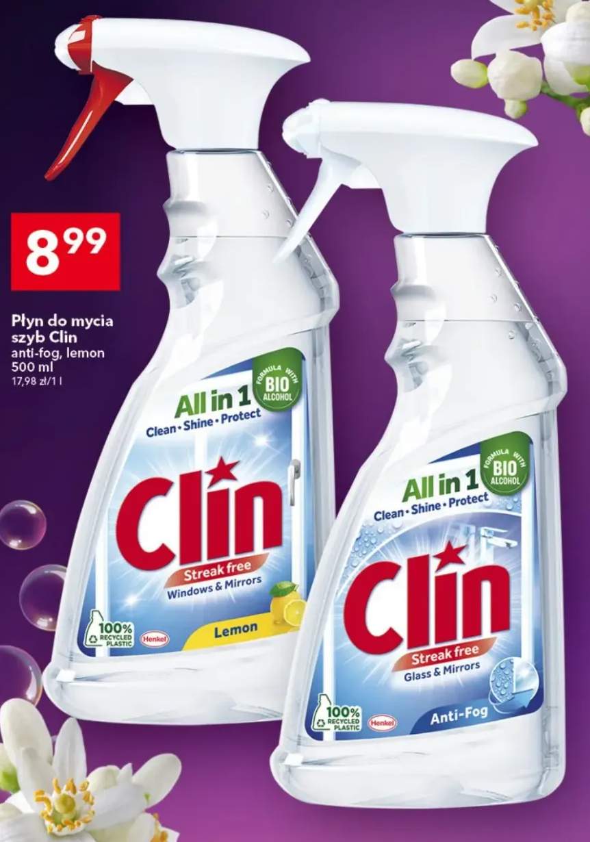 Płyn do mycia szyb Clin anti-fog +1 wariant