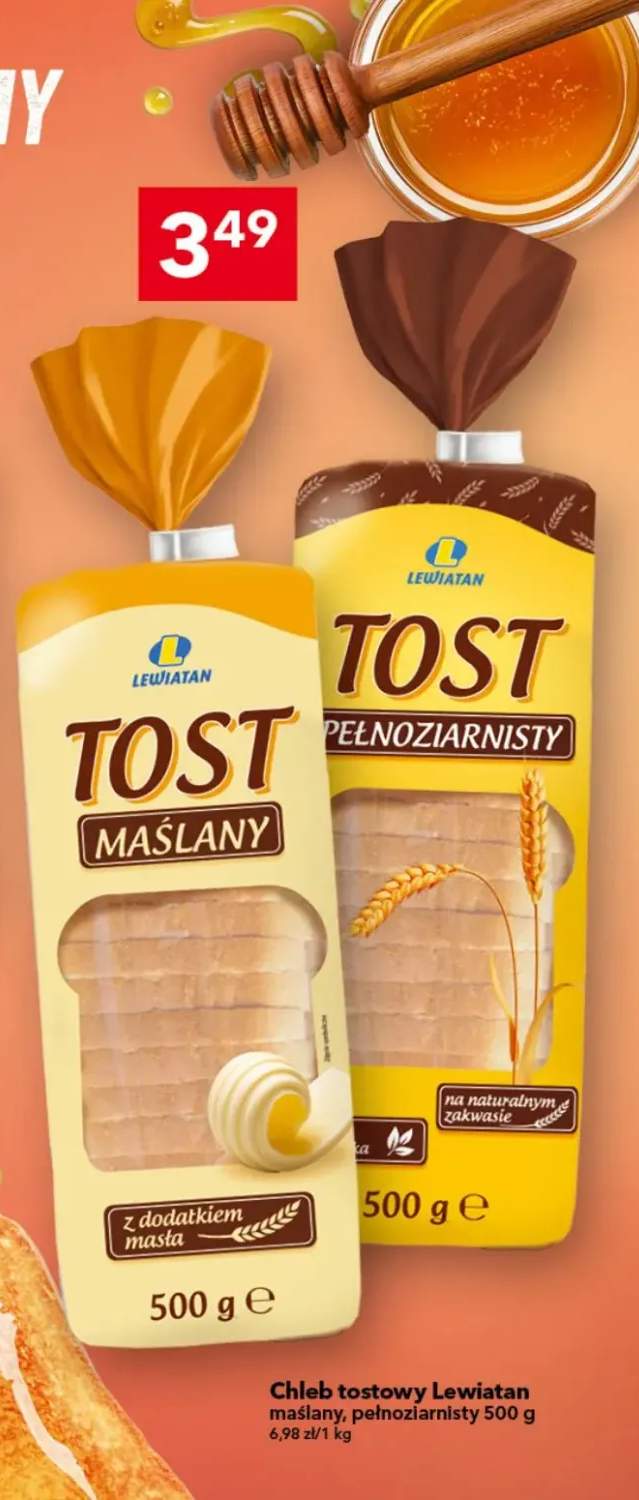 Chleb tostowy Lewiatan maślany +1 wariant
