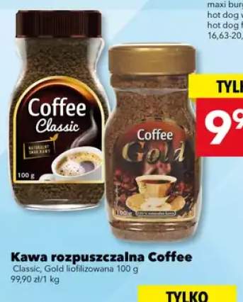 Kawa rozpuszczalna Coffee Classic +1 wariant