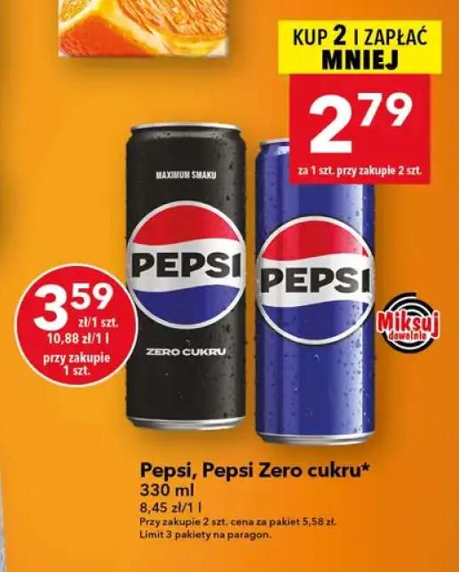 Napój gazowany Pepsi +1 wariant