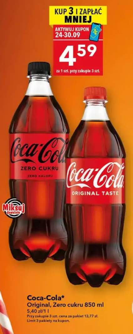 Napój gazowany Coca-Cola Original +1 wariant