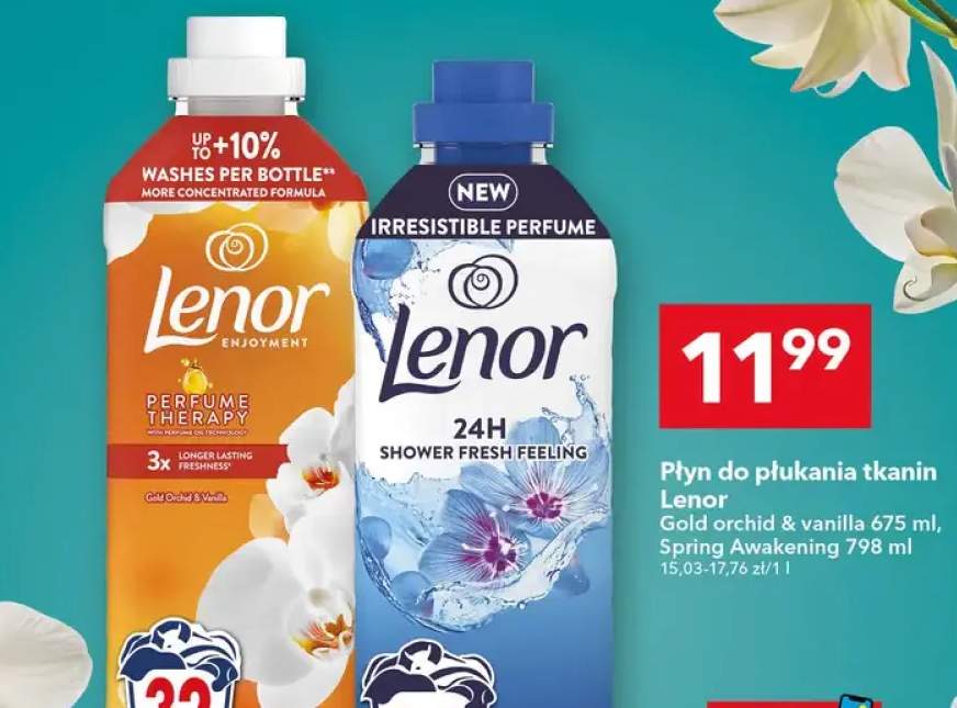 Płyn do płukania tkanin Lenor Gold Orchid & Vanilla +1 wariant
