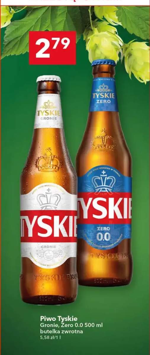 Piwo Tyskie Gronie +1 wariant