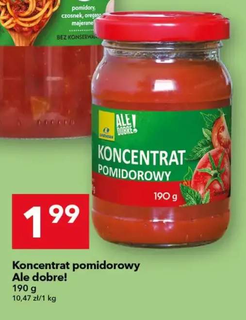 Koncentrat pomidorowy Ale dobre!