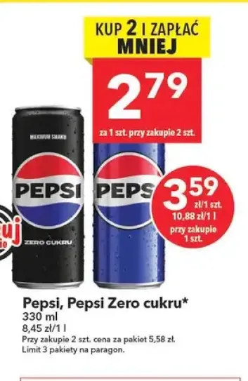 Napój gazowany Pepsi +1 wariant