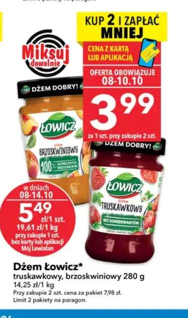 Dżem Łowicz truskawkowy +1 wariant