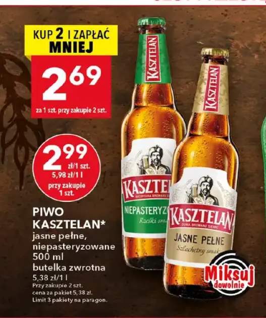Piwo Kasztelan +1 wariant