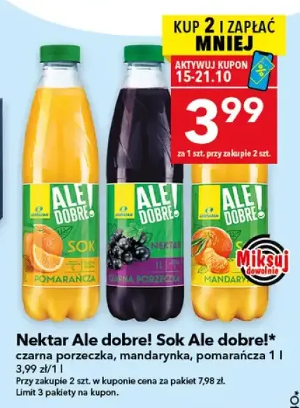 Nektar Ale Dobre! czarna porzeczka +2 warianty