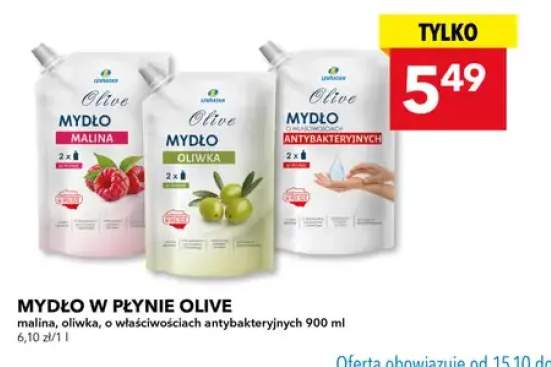 Mydło w płynie Olive malina +2 warianty