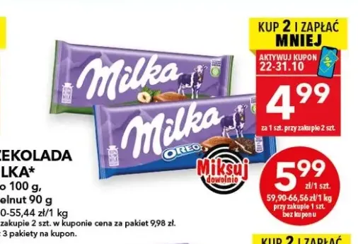 Czekolada Milka Oreo +1 wariant