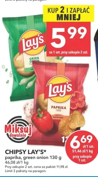 Chipsy Lay's paprika +1 wariant