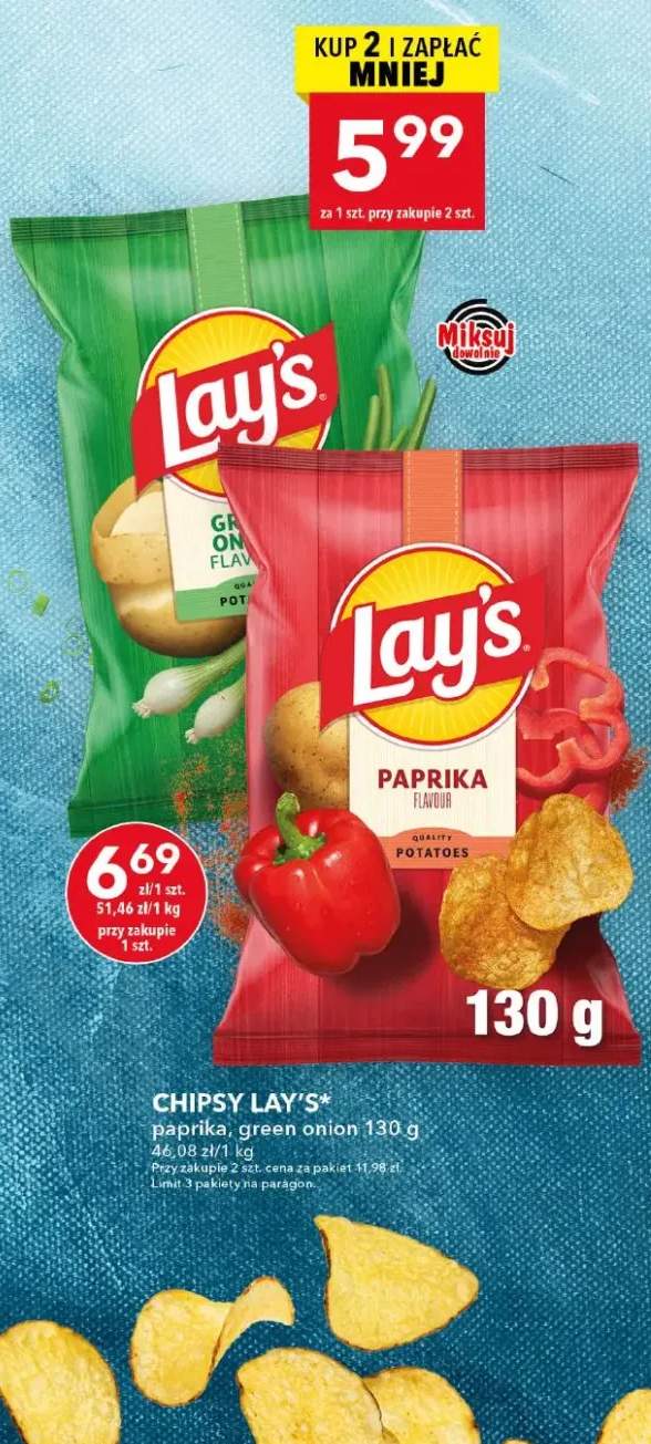 Chipsy Lay's paprika +1 wariant
