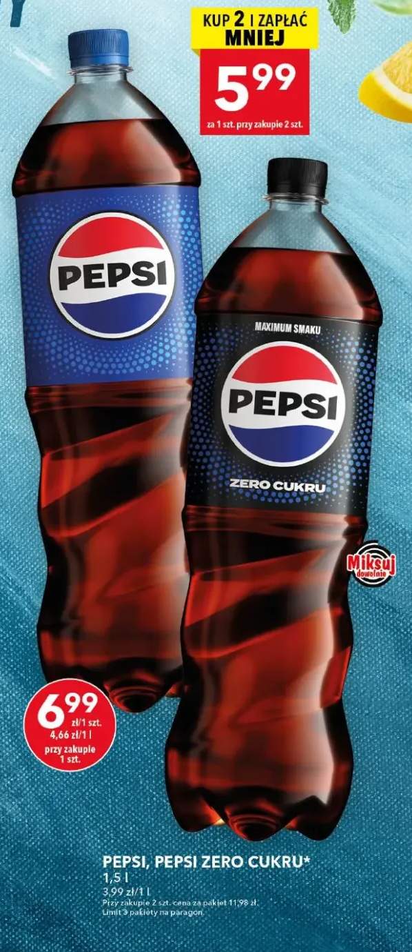 Napój gazowany Pepsi +1 wariant