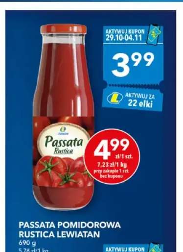 Passata pomidorowa Rustica Lewiatan